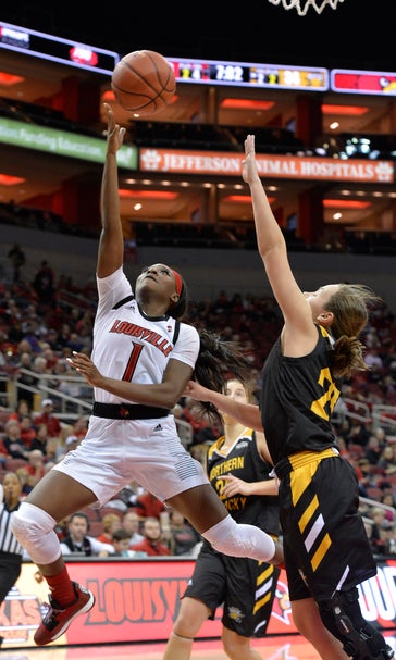 Evans leads No. 4 Louisville women past Northern Kentucky